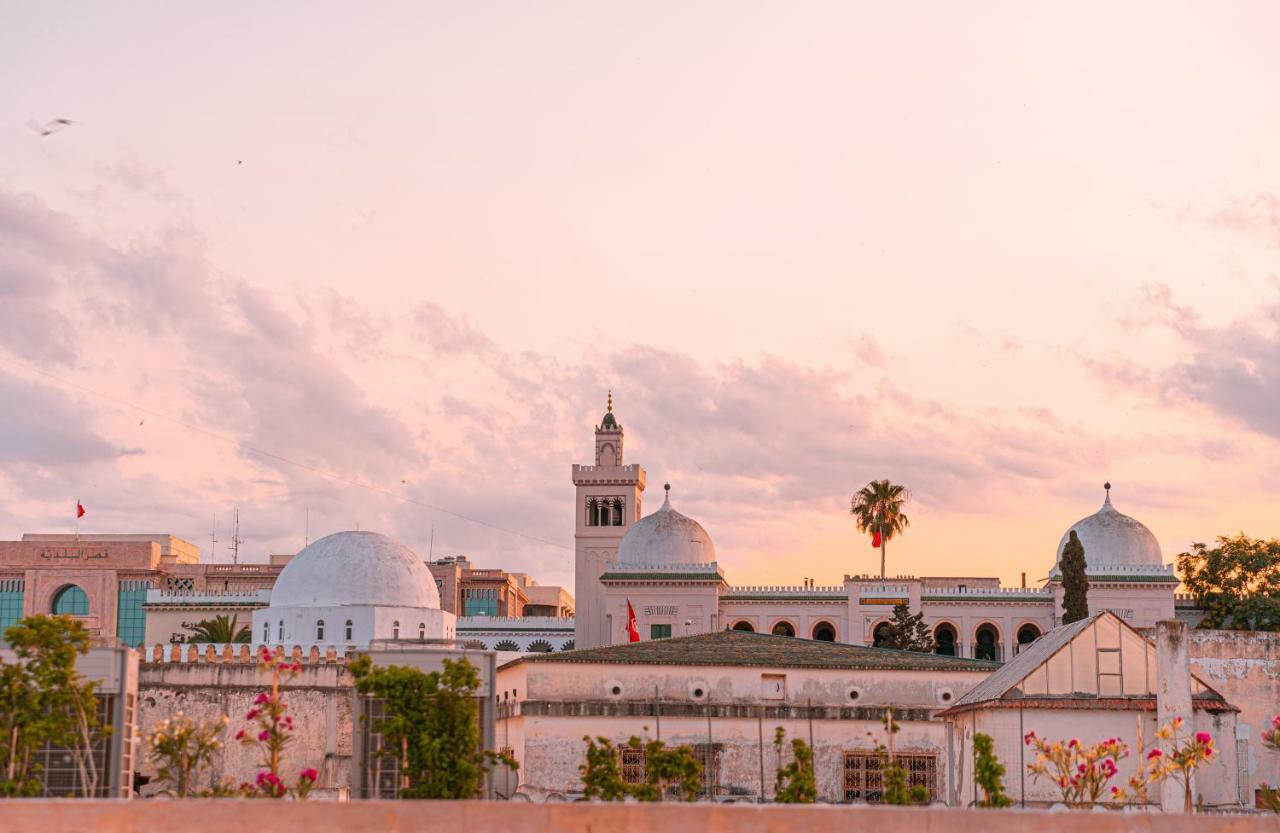 Dar El Jeld Hotel And Spa Tunis Exterior photo Rabat skyline