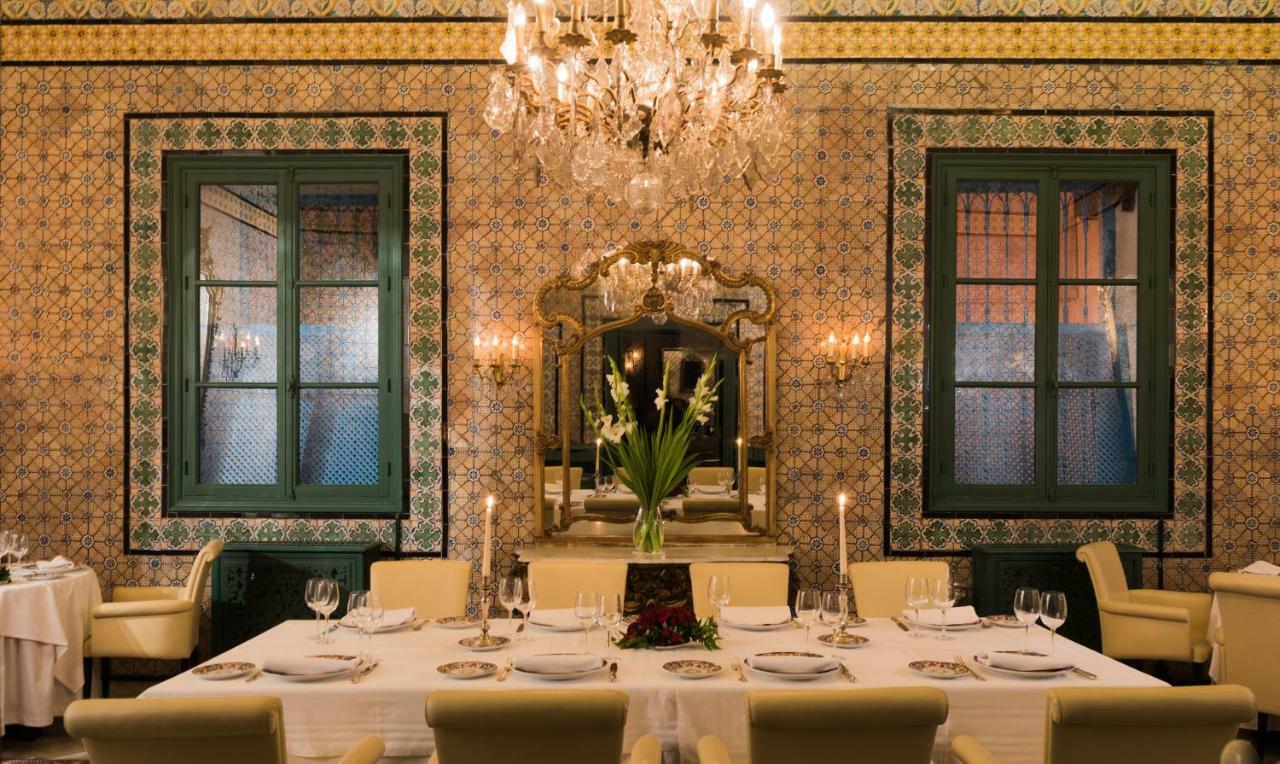 Dar El Jeld Hotel And Spa Tunis Exterior photo The dining room at the restaurant